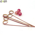 Wholesale Fruit Pick Bamboo Knot Skewer Bbq Bamboo Skewer Sticks